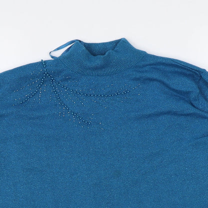 Womens UK Size XL Bonmarché Blue Pullover Jumper