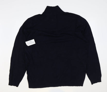 Womens UK Size 2XL Very Blue Pullover Jumper