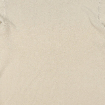 BHS Womens Beige Roll Neck Acrylic Pullover Jumper Size 12