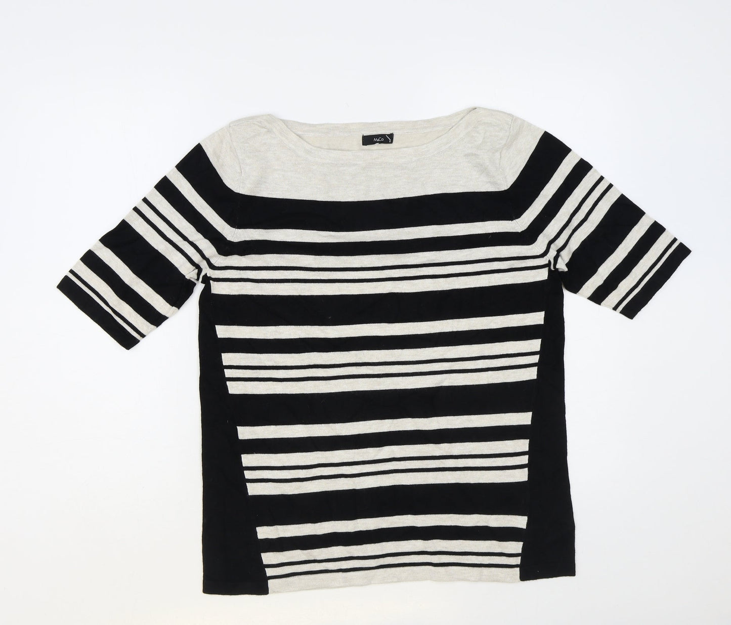 Womens UK Size 16 M&Co Black Pullover Jumper