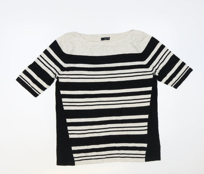 Womens UK Size 16 M&Co Black Pullover Jumper