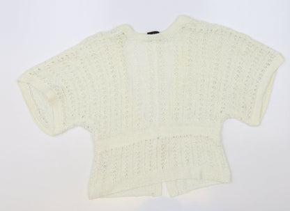 Womens UK Size M Principles Ivory Cardigan Jumper