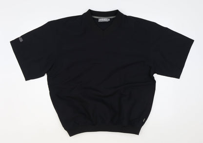 Ping Collection Womens Black Polyester Pullover Sweatshirt Size S Pullover