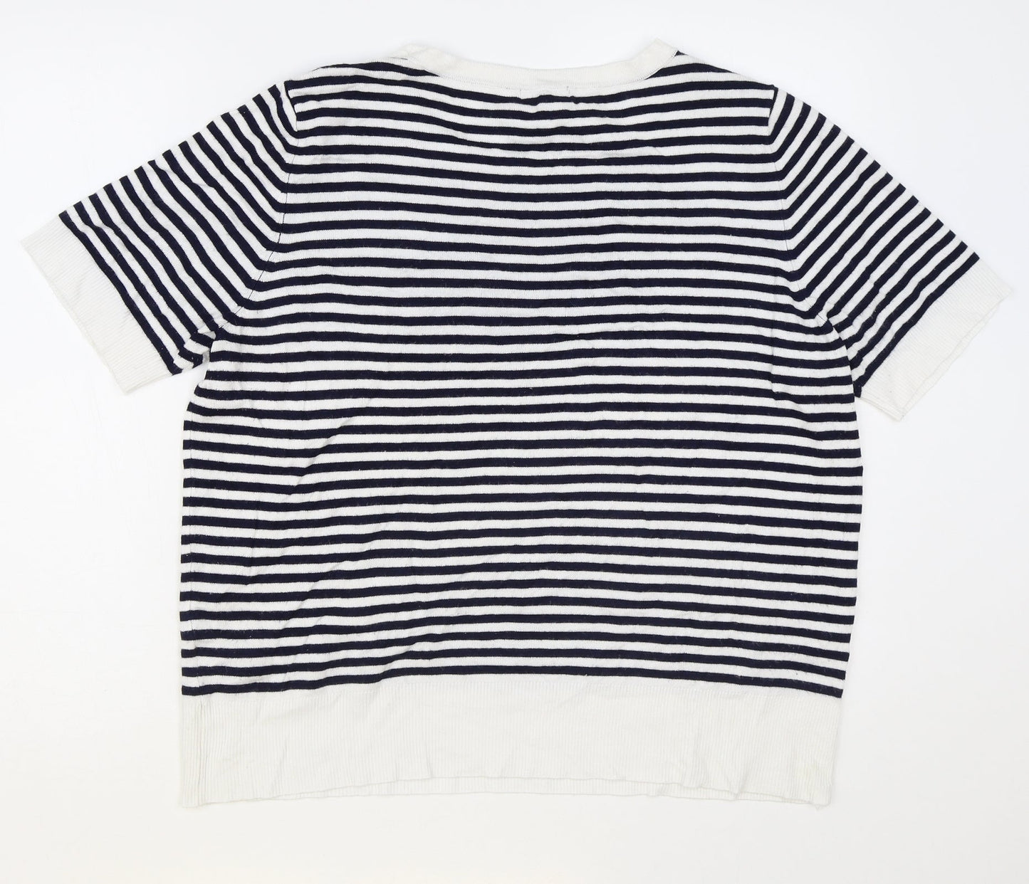 Womens UK Size 18 M&Co Black Pullover Jumper