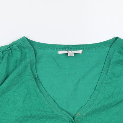Womens UK Size M Klass Collection Green Cardigan Jumper