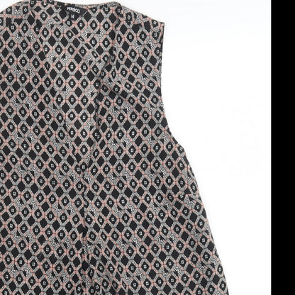 Womens UK Size 14 PEP&CO Black Basic Blouse