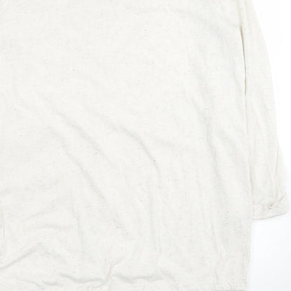 Womens UK Size 10 NEXT Ivory Jersey T-Shirt