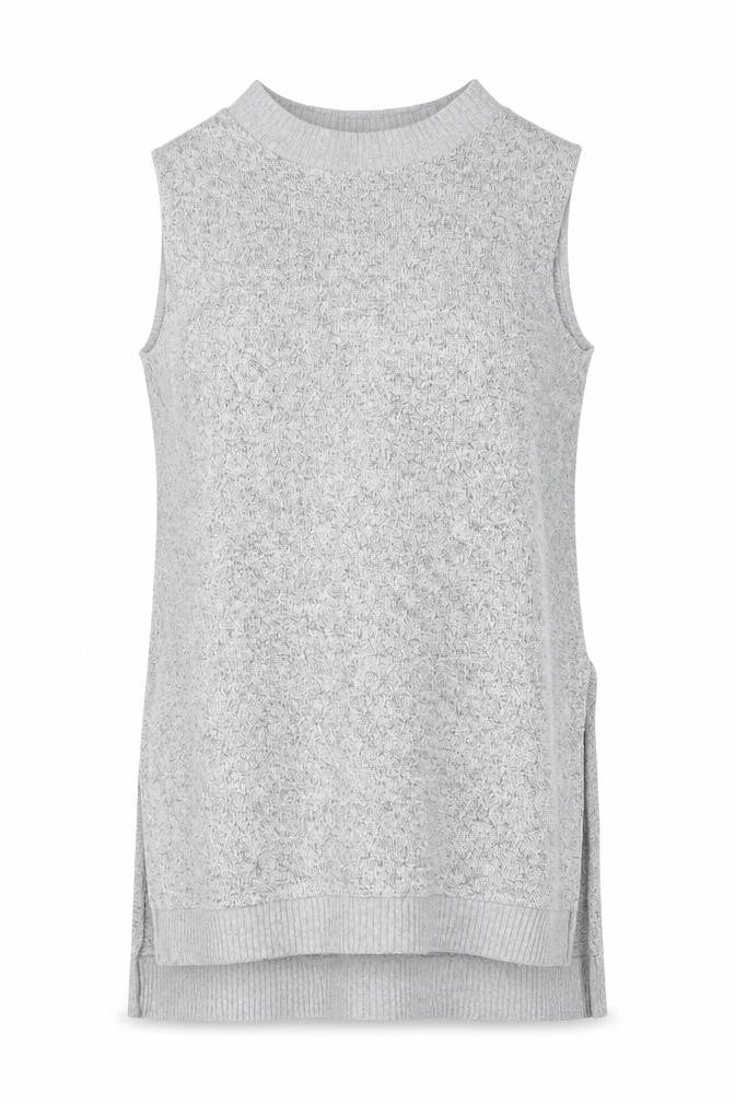 Womens UK Size 8 River Island Grey Tunic Jumper