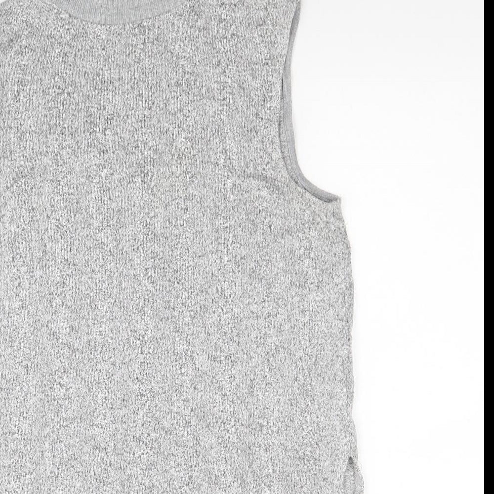 Womens UK Size 8 River Island Grey Tunic Jumper