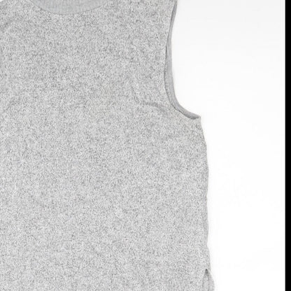 Womens UK Size 8 River Island Grey Tunic Jumper