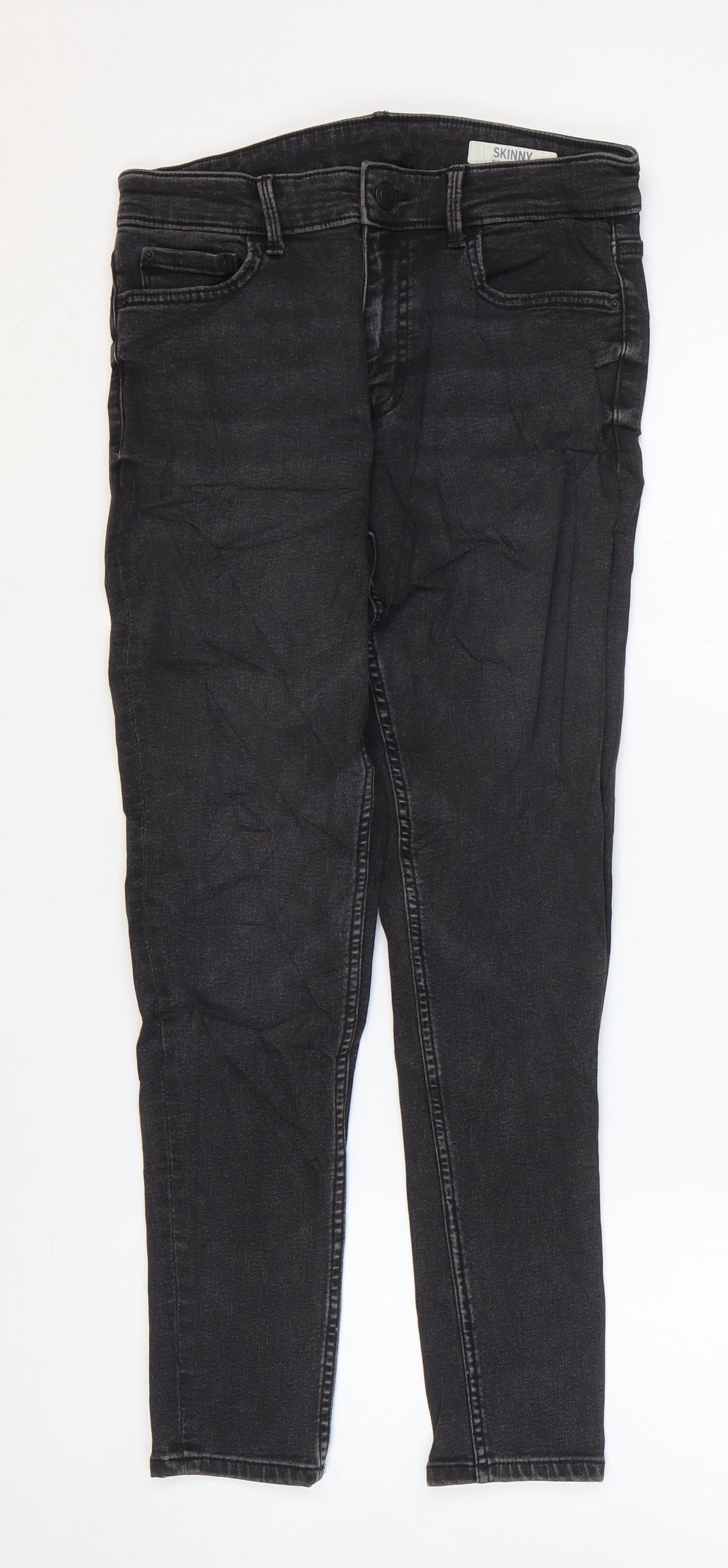 Womens UK Size 10 Marks and Spencer Regular Fit Skinny Black Jeans