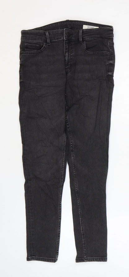 Womens UK Size 10 Marks and Spencer Regular Fit Skinny Black Jeans