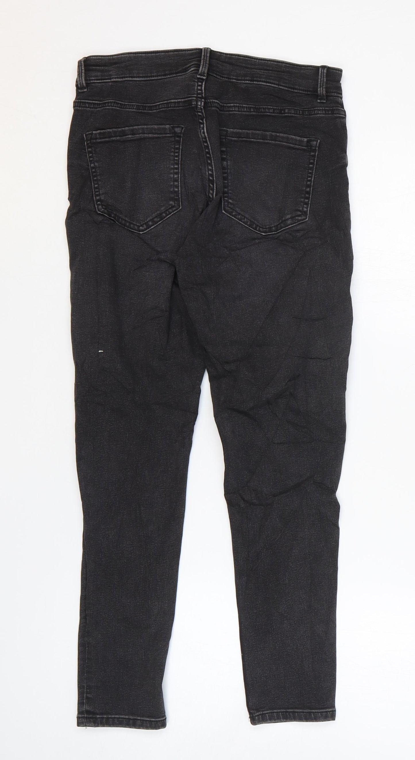 Womens UK Size 10 Marks and Spencer Regular Fit Skinny Black Jeans