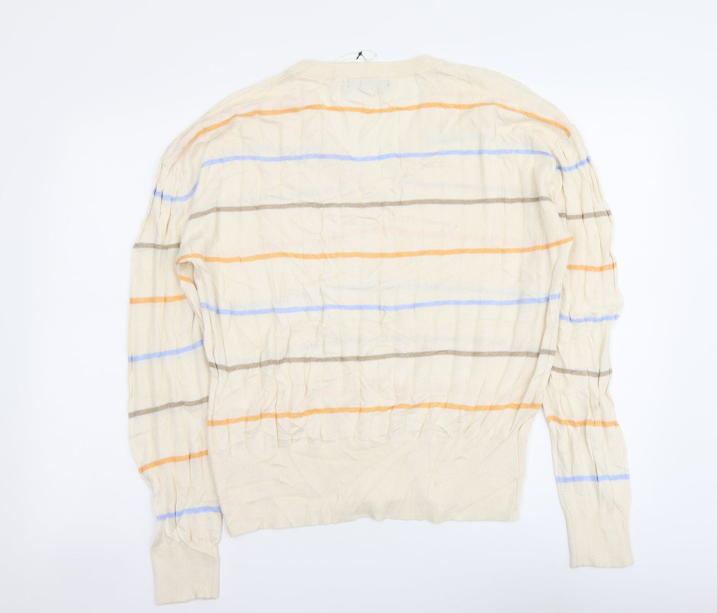Womens UK Size L Marks and Spencer Beige Pullover Jumper