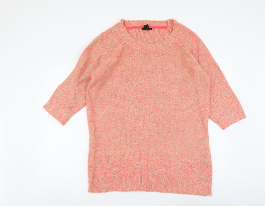 Womens UK Size S H&M Pink Tunic Jumper