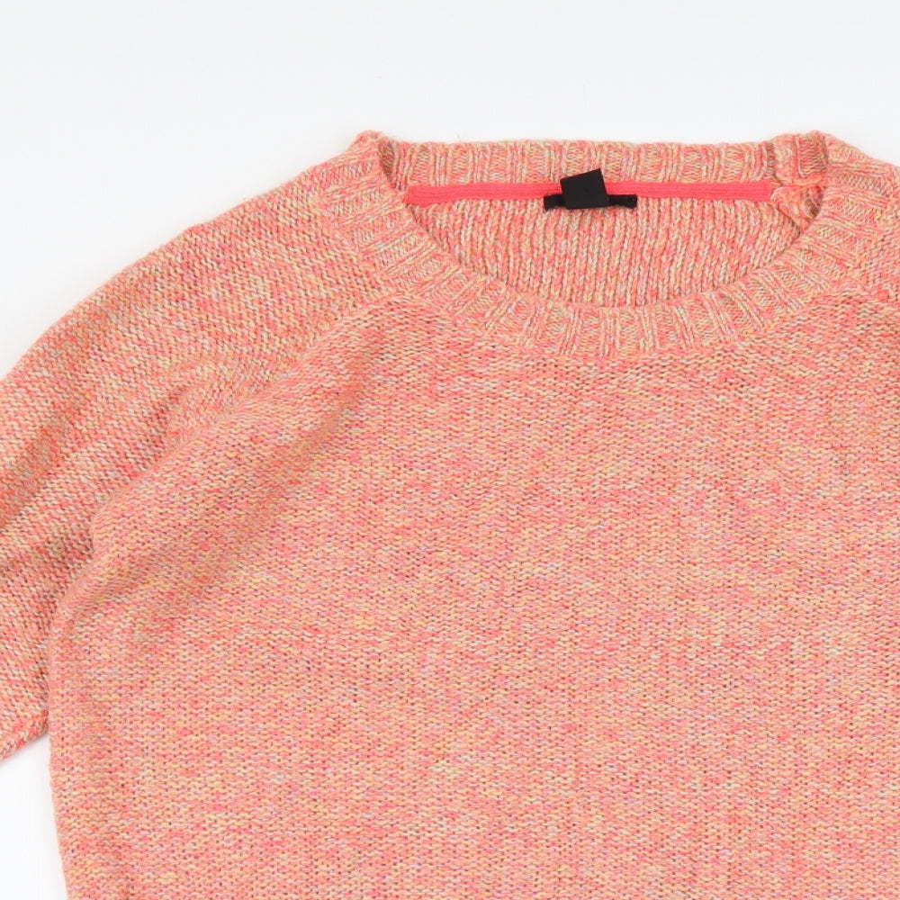Womens UK Size S H&M Pink Tunic Jumper