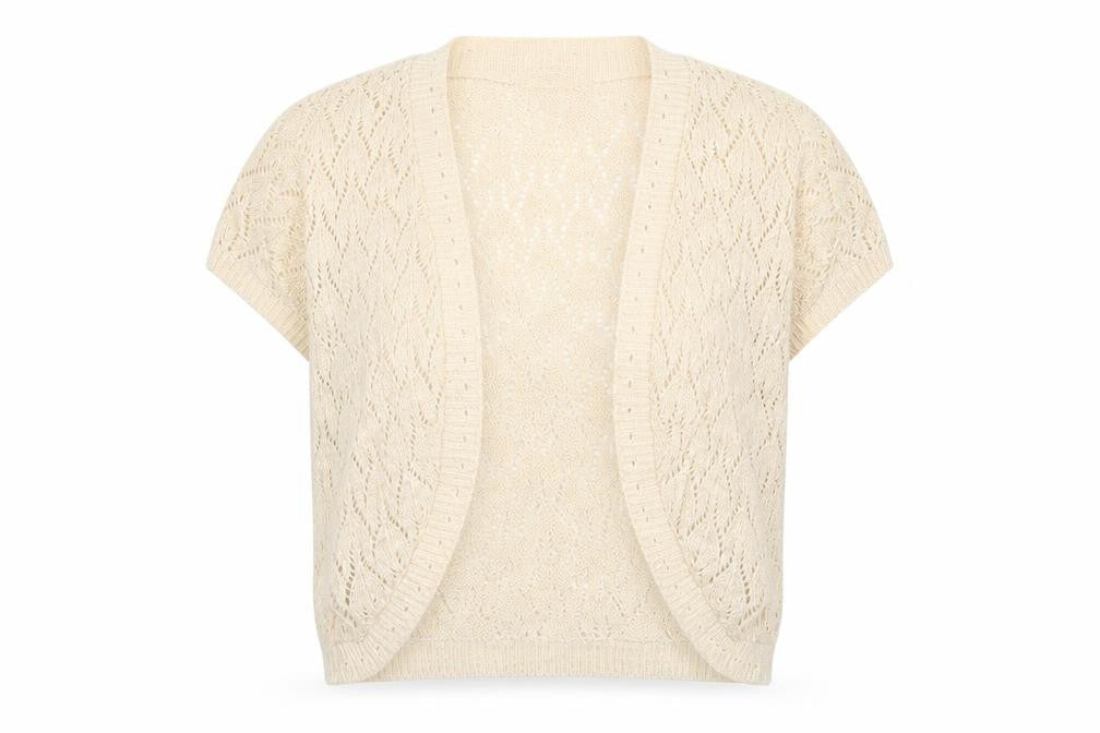 Womens UK Size 10 New Look Beige Shrug Jumper