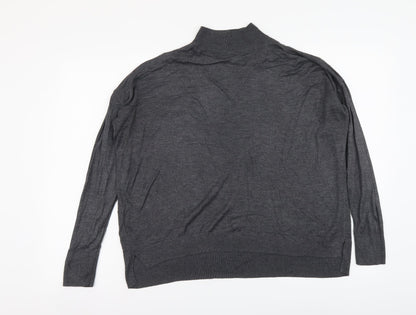 Womens UK Size 14 Dorothy Perkins Grey Pullover Jumper