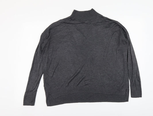 Womens UK Size 14 Dorothy Perkins Grey Pullover Jumper