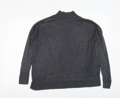 Womens UK Size 14 Dorothy Perkins Grey Pullover Jumper