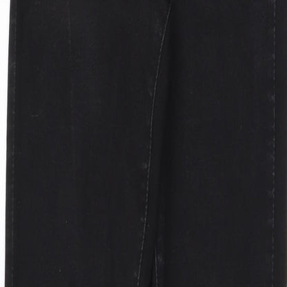 Denim & Co. Womens Grey Cotton Skinny Jeans Size 10 L30 in Regular Button