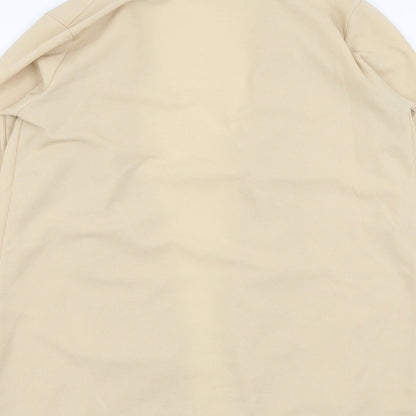 Boohoo Womens Beige Jacket Blazer Size 8 Hook & Loop