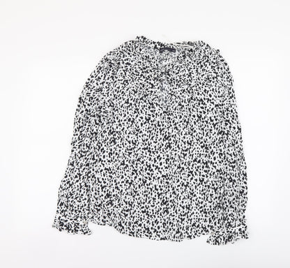 Womens UK Size 6 Marks and Spencer White Basic Blouse