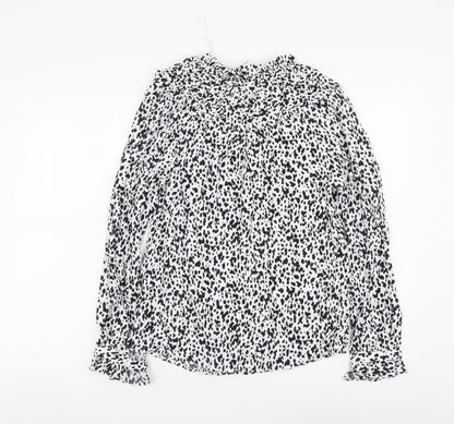 Womens UK Size 6 Marks and Spencer White Basic Blouse