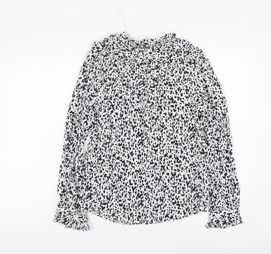Womens UK Size 6 Marks and Spencer White Basic Blouse