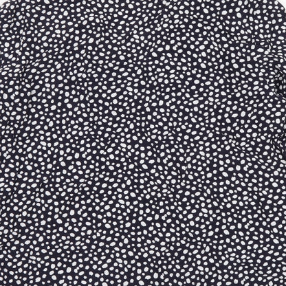 Womens UK Size 10 Marks and Spencer Blue Basic Button-Up