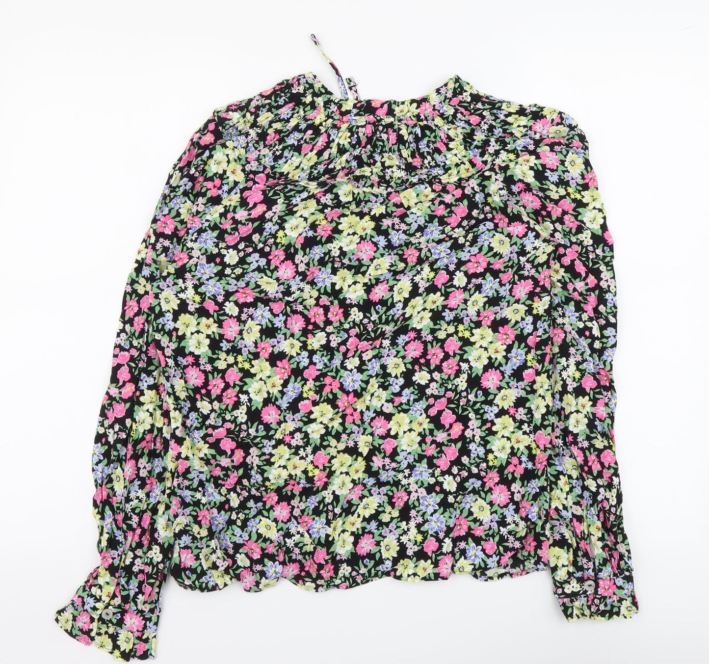 Womens UK Size 8 Marks and Spencer Multicoloured Basic Blouse