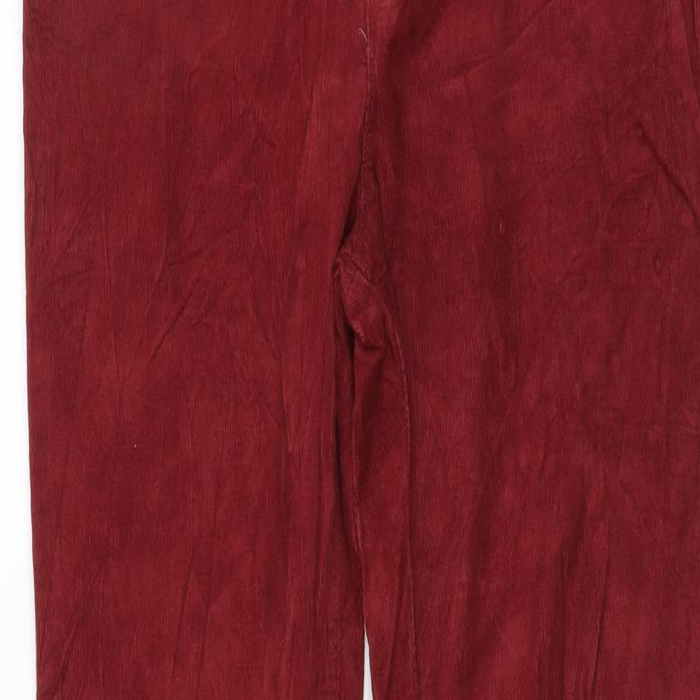 River Island Womens Red Cotton Skinny Jeans Size 8 L29 in Regular Button