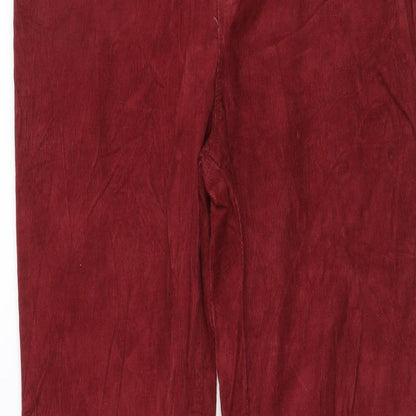 River Island Womens Red Cotton Skinny Jeans Size 8 L29 in Regular Button