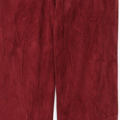 River Island Womens Red Cotton Skinny Jeans Size 8 L29 in Regular Button