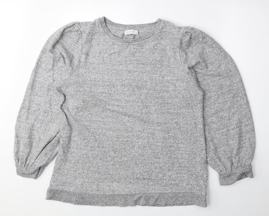 Womens UK Size 16 Papaya Grey Pullover Jumper