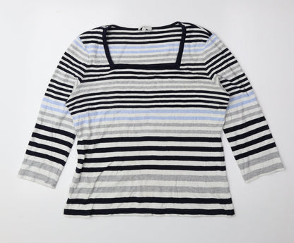 Womens UK Size M CC Blue Basic Blouse