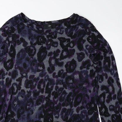 Womens UK Size 12 NEXT Blue Basic Blouse