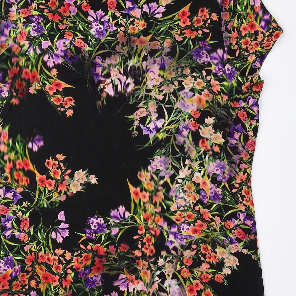 Womens UK Size L Precis Multicoloured Basic Blouse
