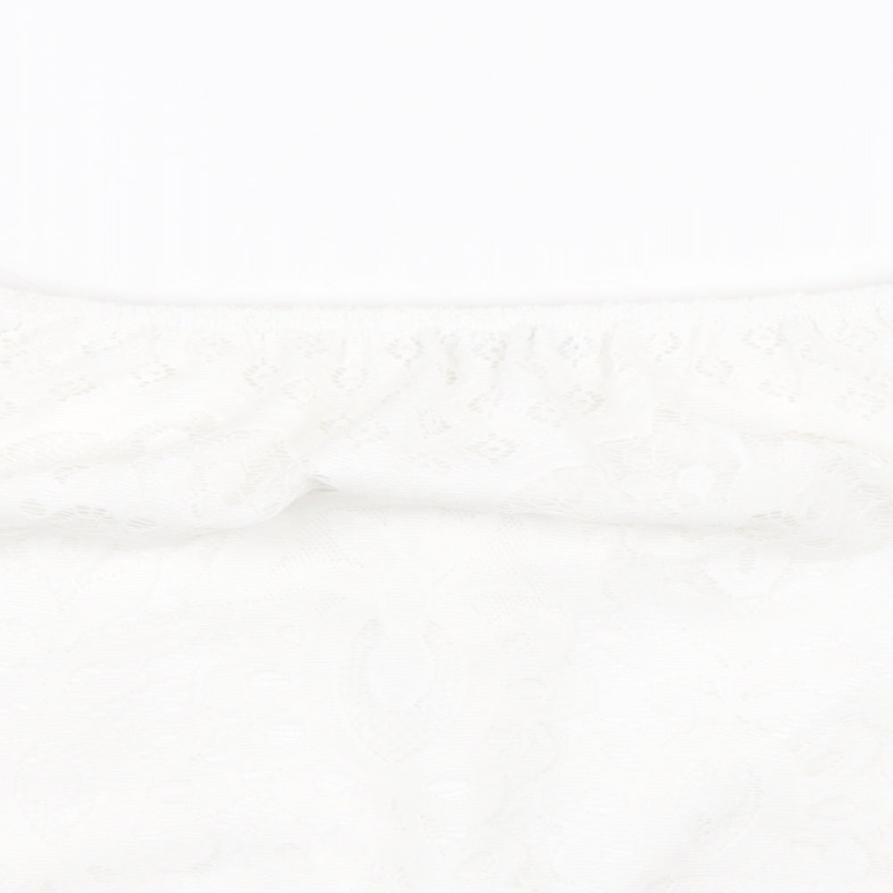Womens UK Size 18 Preworn White Basic Blouse