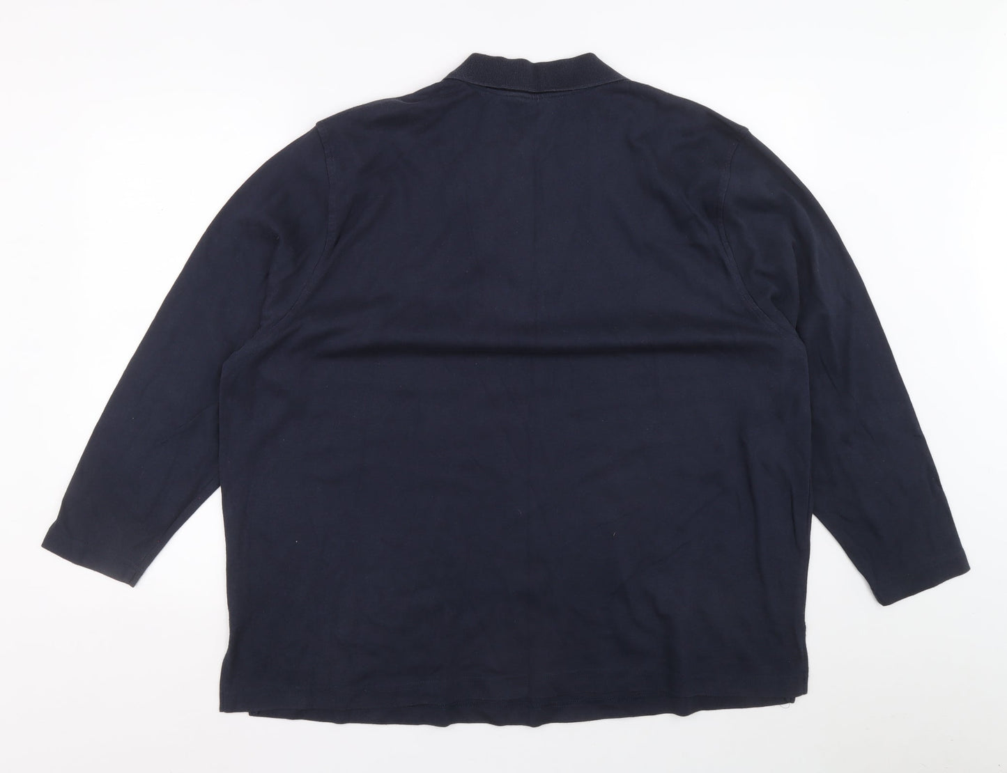 Milano Mens Blue Cotton Pullover Sweatshirt Size L - Milano