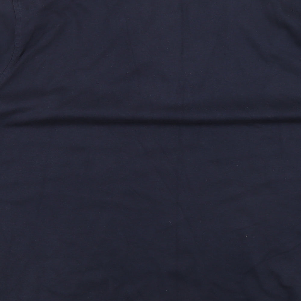 Milano Mens Blue Cotton Pullover Sweatshirt Size L - Milano