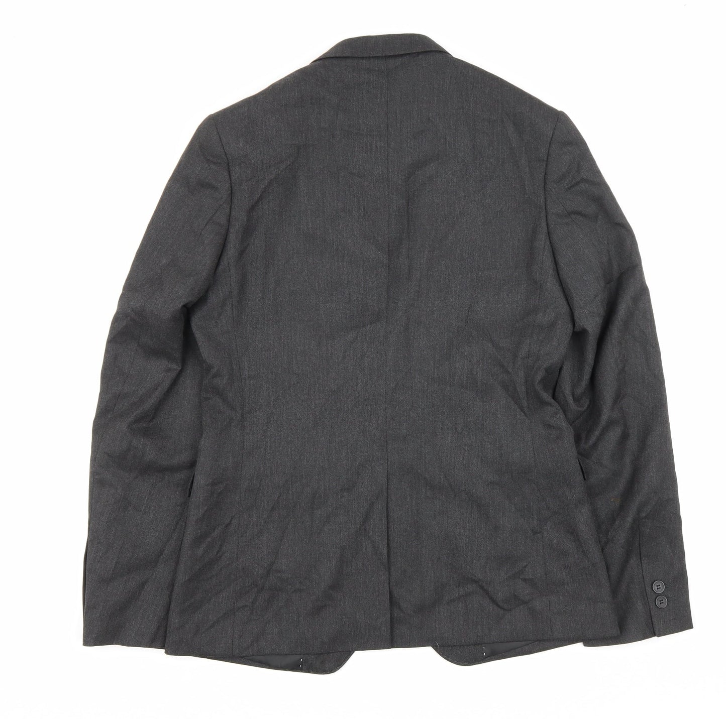 Mens UK Size 36 Moss London Regular Grey Suit Jacket