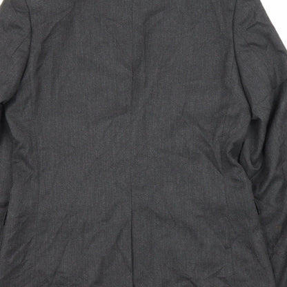 Mens UK Size 36 Moss London Regular Grey Suit Jacket