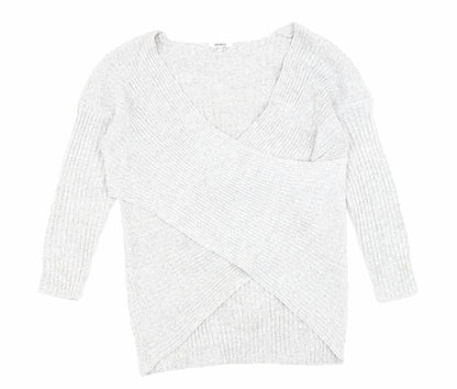 Womens UK Size 12 PEP&CO Grey Pullover Jumper