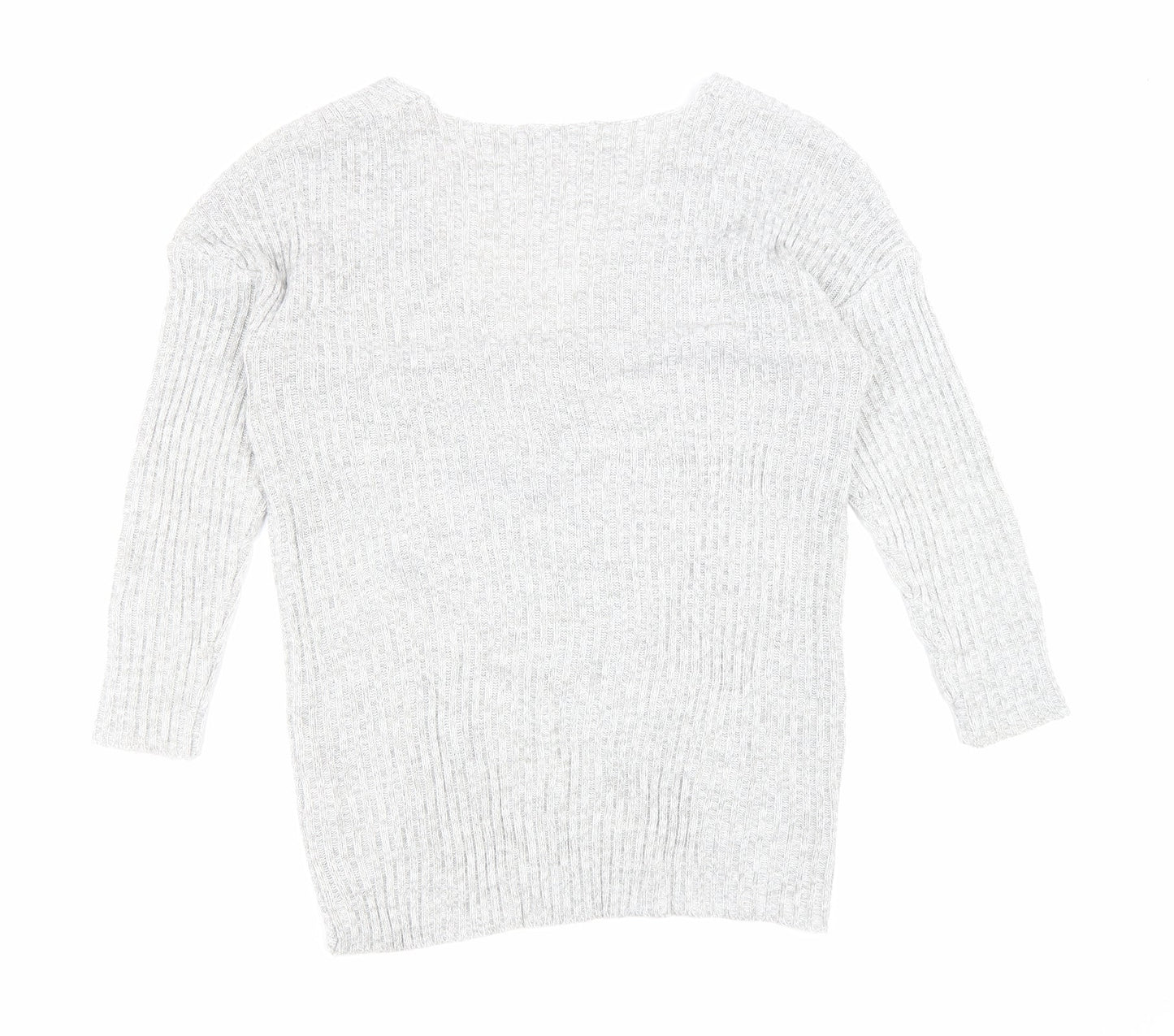 Womens UK Size 12 PEP&CO Grey Pullover Jumper