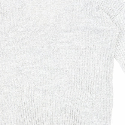 Womens UK Size 12 PEP&CO Grey Pullover Jumper