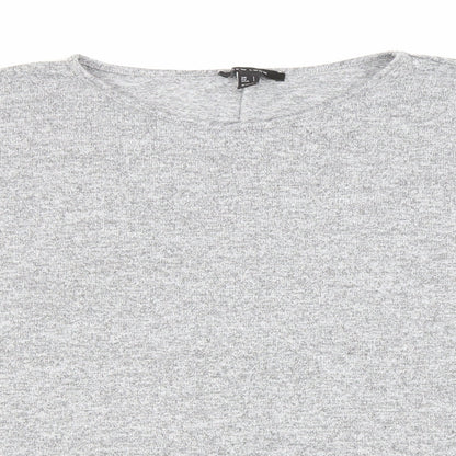 Womens UK Size L New Look Grey Basic Blouse