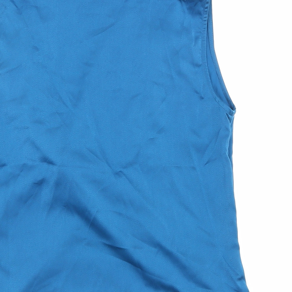 SheIn Womens Black Polyester Basic Blouse Size M V-Neck