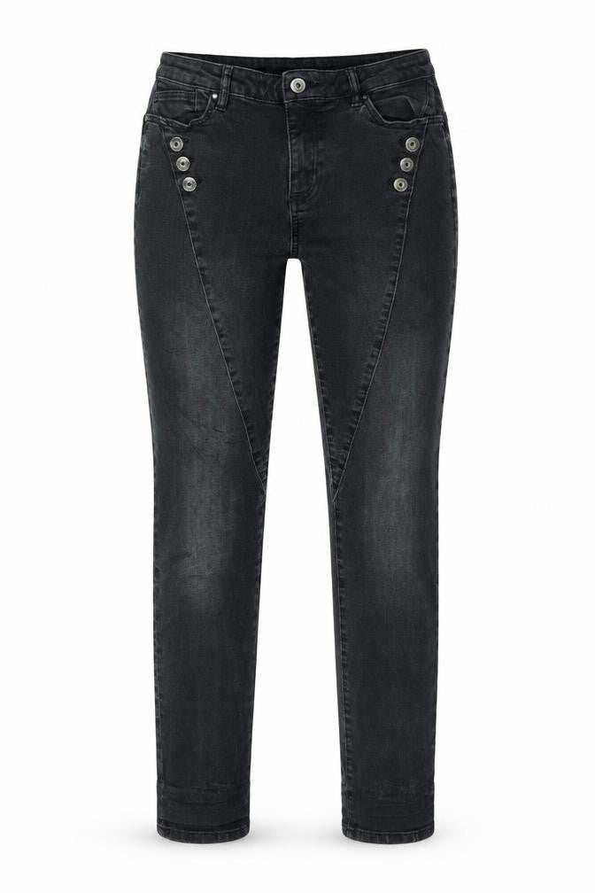 Womens UK Size 4 Preworn Slim Fit Skinny Black Jeans
