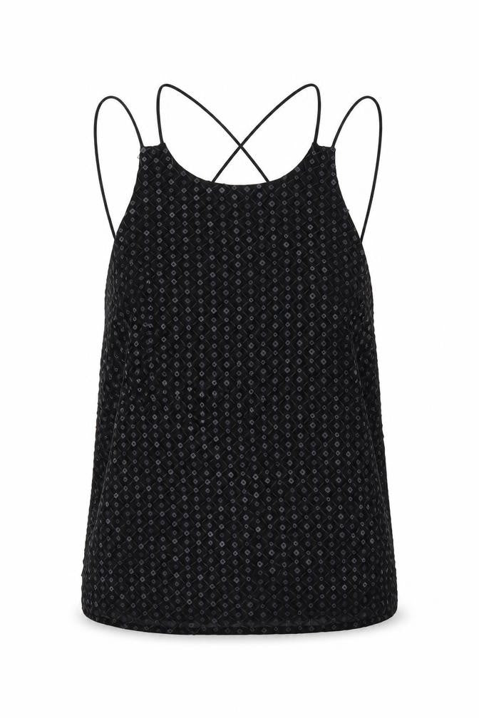 Womens UK Size 10 NEXT Black Camisole Blouse